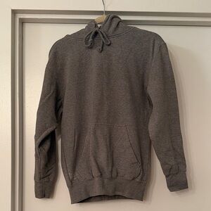 Gray Hoodie with Drawstring